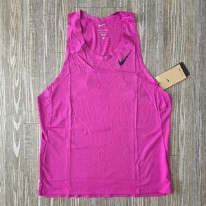 Nike Aeroswift Dri-Fit ADV Running Singlet Tank Top Hot Fuchsia M New FN4231-518